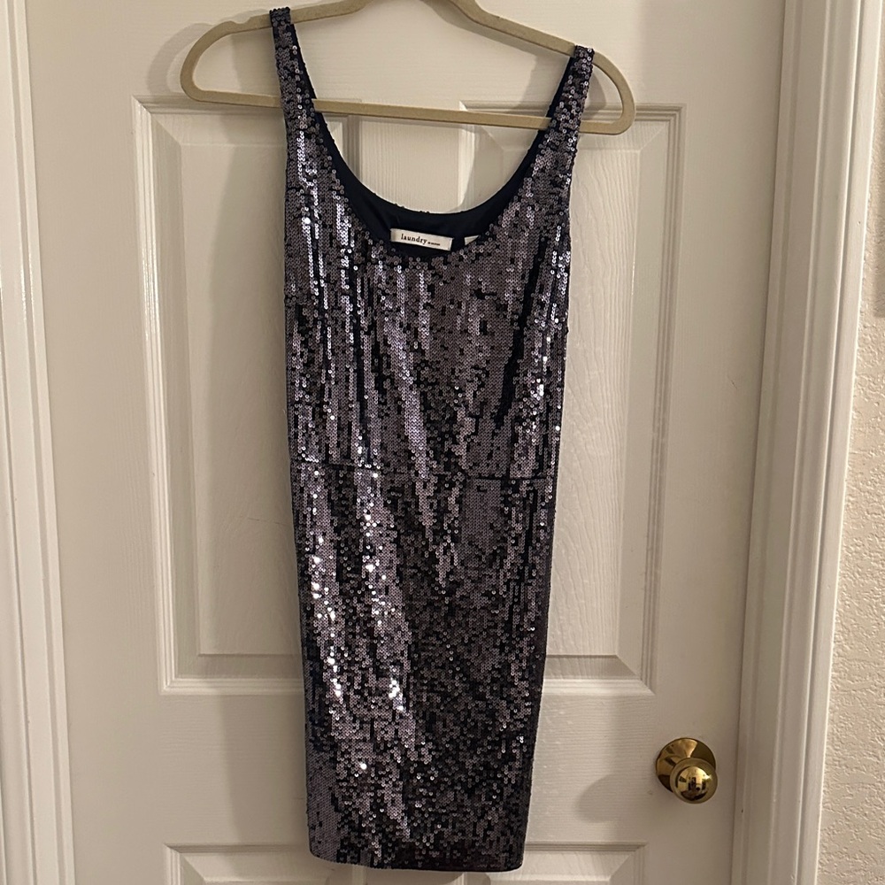 Laundry by design sequence Sleeveless Dress - Silver
